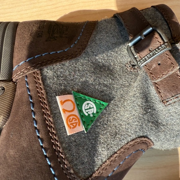 Caterpillar “Jace St” Sz 7 MINT worn briefly Women's steel toed work boots - Picture 9 of 16